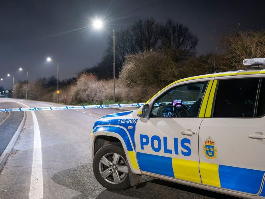 Na ilustračnej snímke auto švédskej polície.