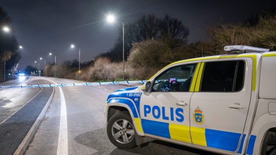 Na ilustračnej snímke auto švédskej polície.