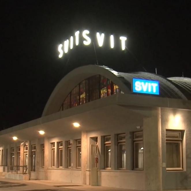 Železničná stanica vo Svite.