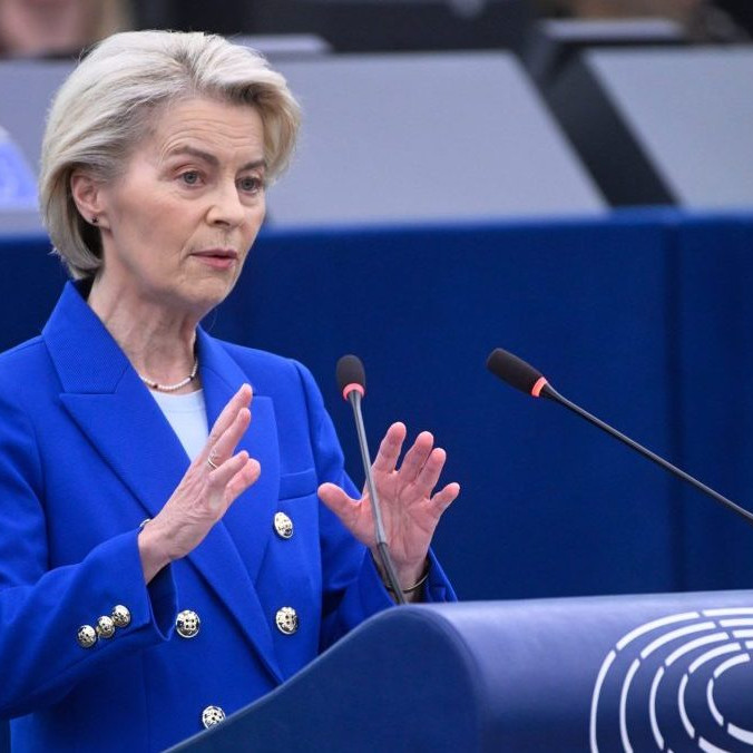 Na snímke Ursula von der Leyenová.