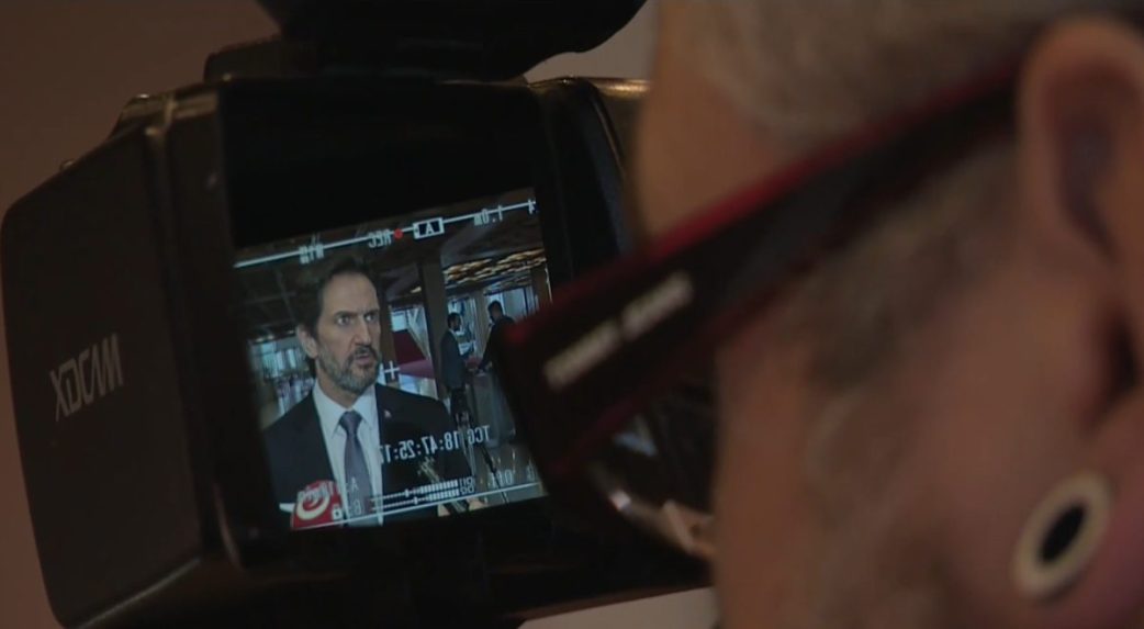 Na ilustračnej snímke kamera snímka Roberta Kaliňáka.