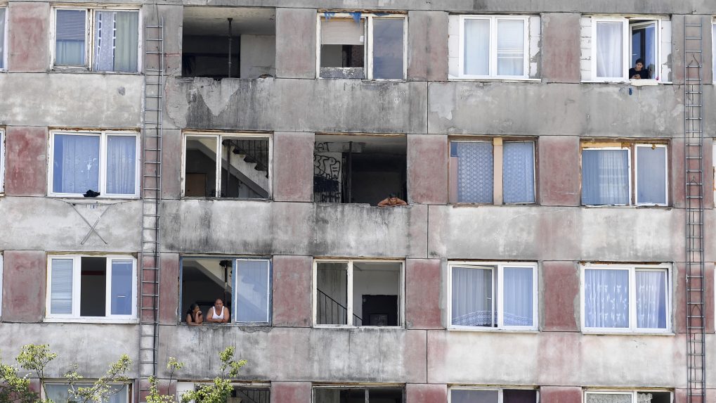 Snímka z košického sídliska Luník IX.