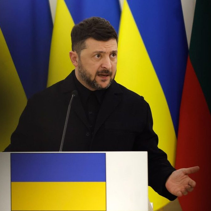 Na snímke Volodymyr Zelenskyj.