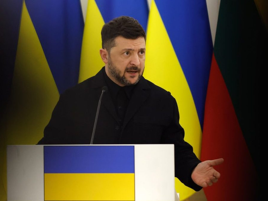 Na snímke Volodymyr Zelenskyj.