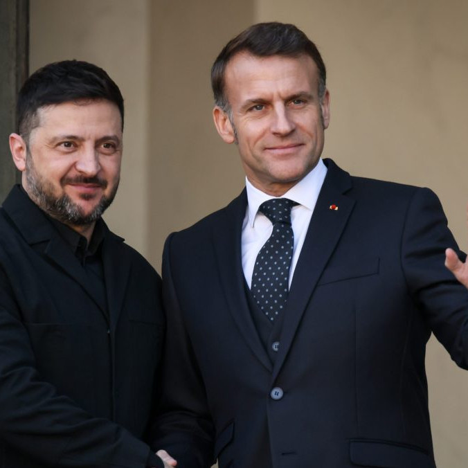Zelenskyj a Macron