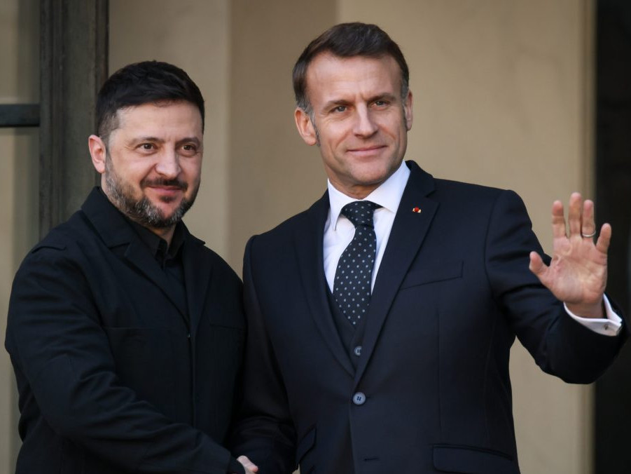 Zelenskyj a Macron