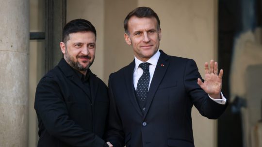 Zelenskyj a Macron