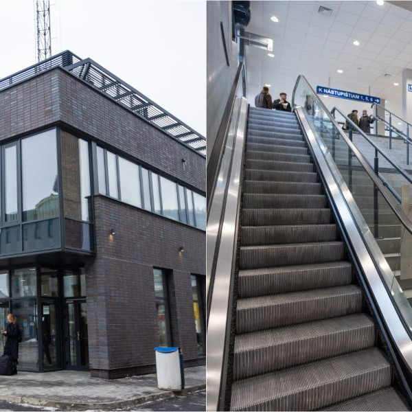 Na snímke zrekonštruovaná budova železničnej stanice v Žiline.