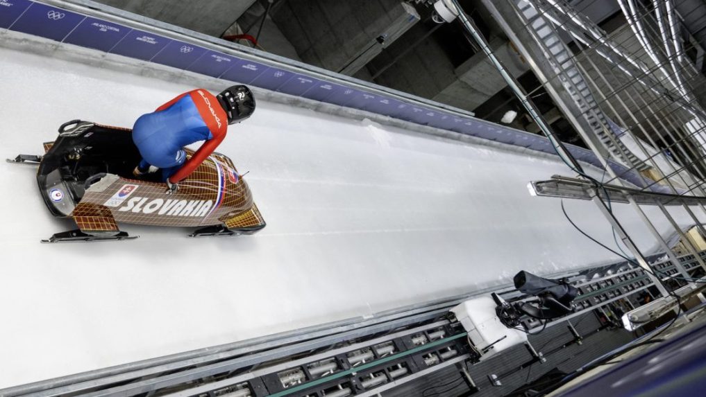 Na snímke slovenská bobistka Viktória Čerňanská.