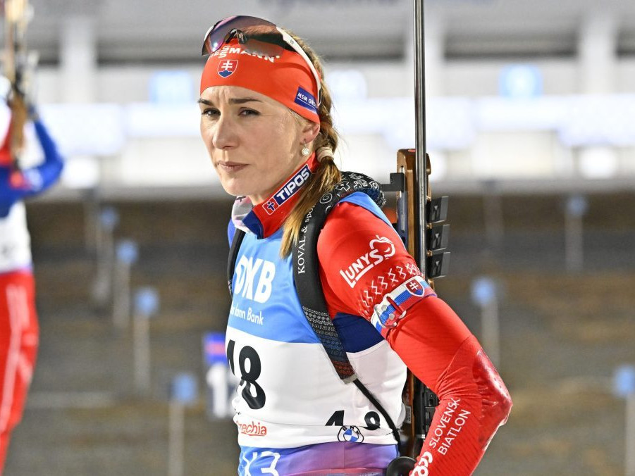 Slovenská biatlonistka Anastasia Kuzminová.