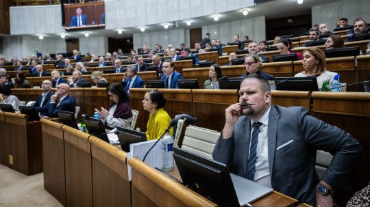Plénum Národnej rady Slovenskej republiky.