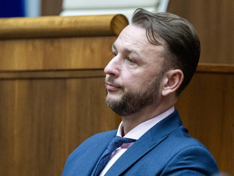 Na snímke minister vnútra SR Matúš Šutaj Eštok (Hlas-SD).