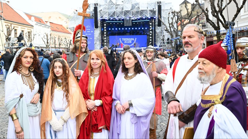 fašiangový sprievod v Trenčíne