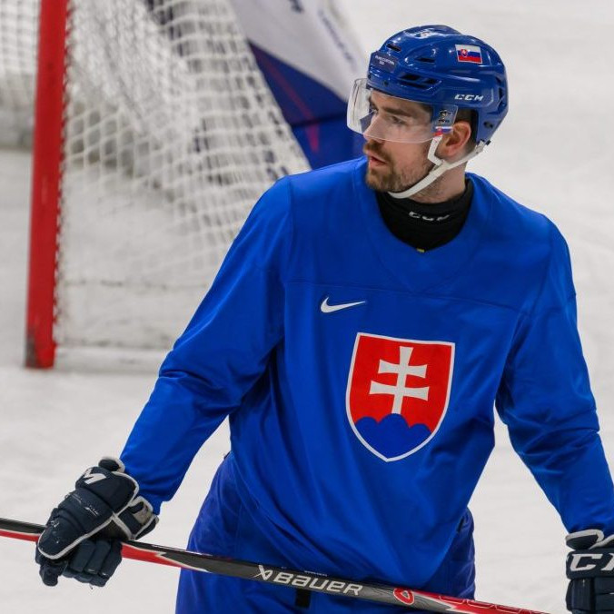 Peter Čerešňák počas tréningu