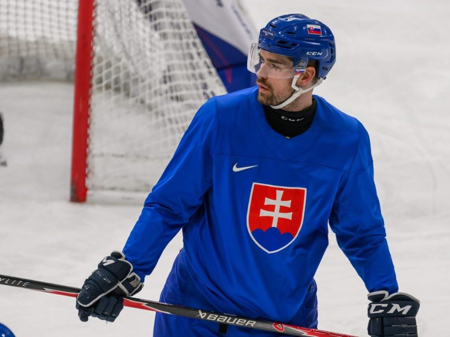 Peter Čerešňák počas tréningu
