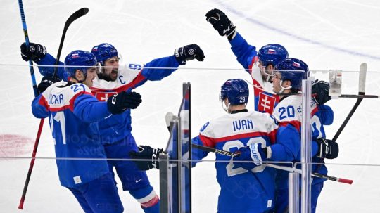 Slovenskí hokejisti.