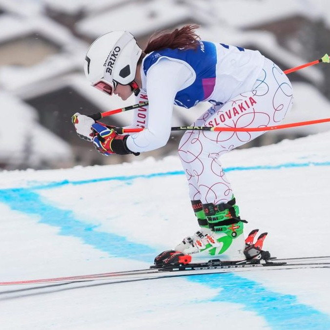 Slovenská akrobatická lyžiarka Nikola Fričová.