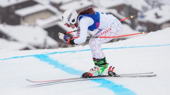 Slovenská akrobatická lyžiarka Nikola Fričová.