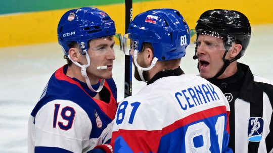 Erik Černák zoh 2026 hokej