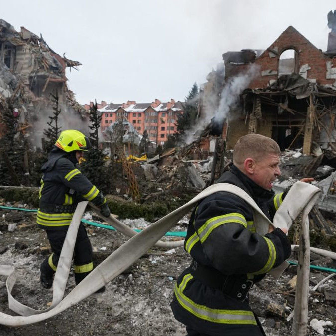 po ruskom útoku v Kyjeve