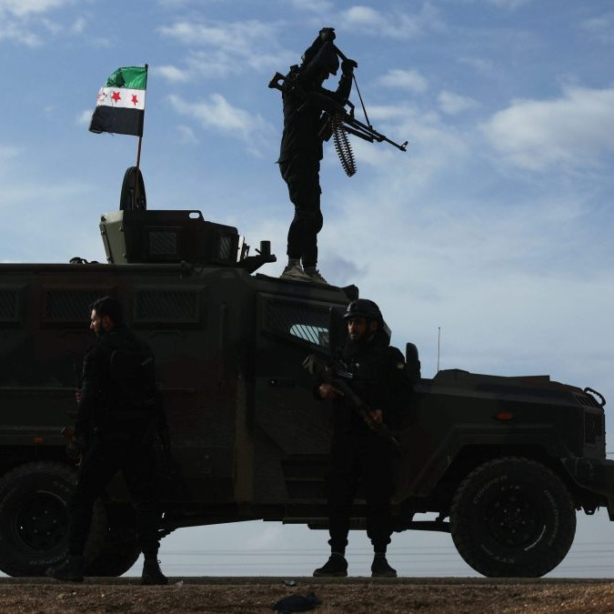 bojovníci v Sýrii