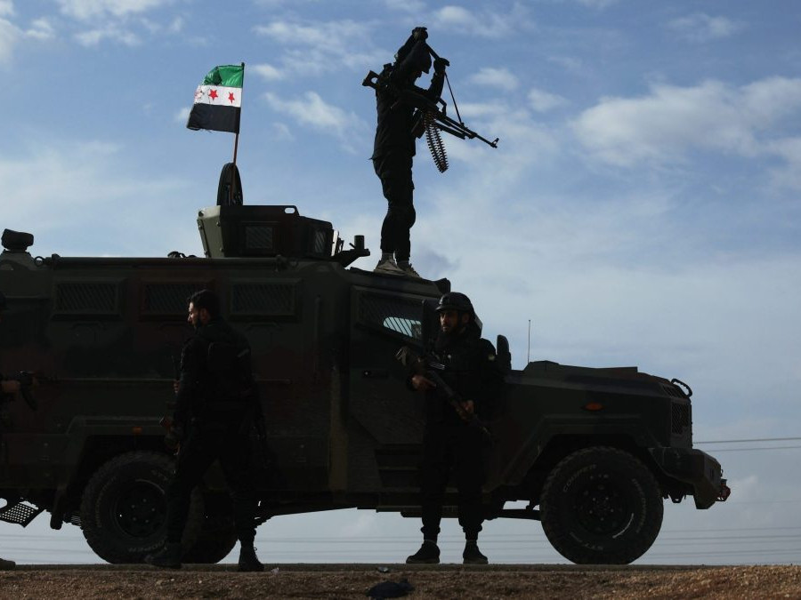 bojovníci v Sýrii