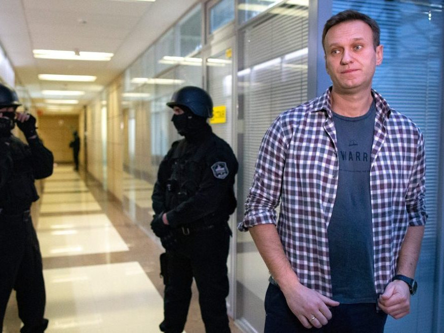 Na archívnej snímke ruský opozičný líder Alexej Navaľnyj.