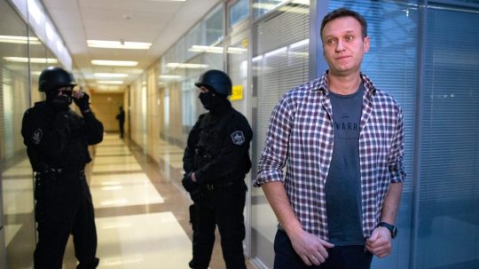 Na archívnej snímke ruský opozičný líder Alexej Navaľnyj.