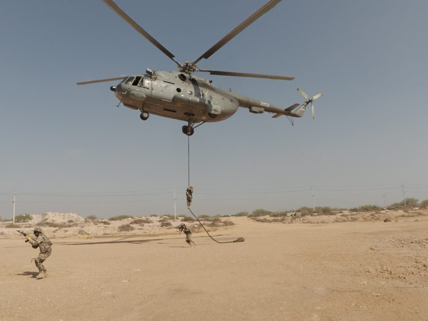 Jednotky Iránskych revolučných gárd.