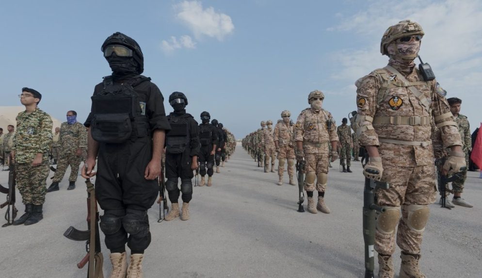 Jednotky Iránskych revolučných gárd.