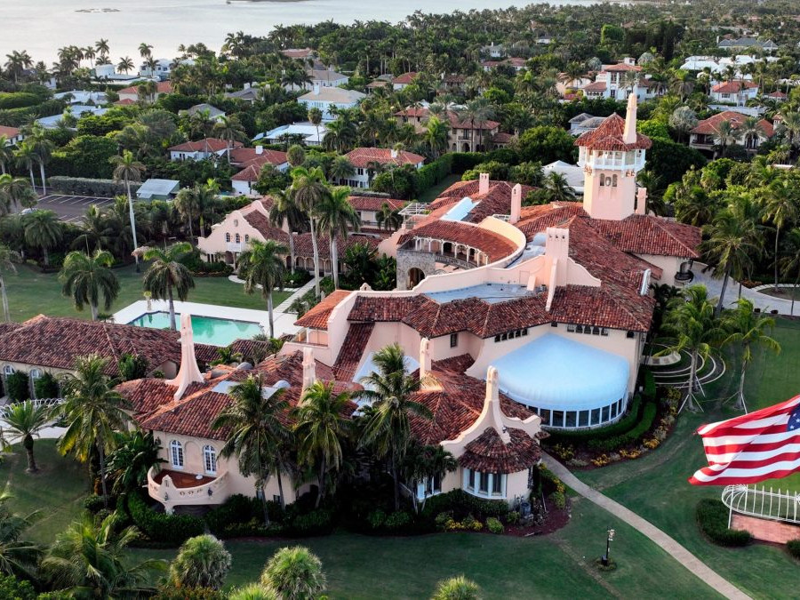 Súkromné sídlo Donalda Trumpa na Floride.