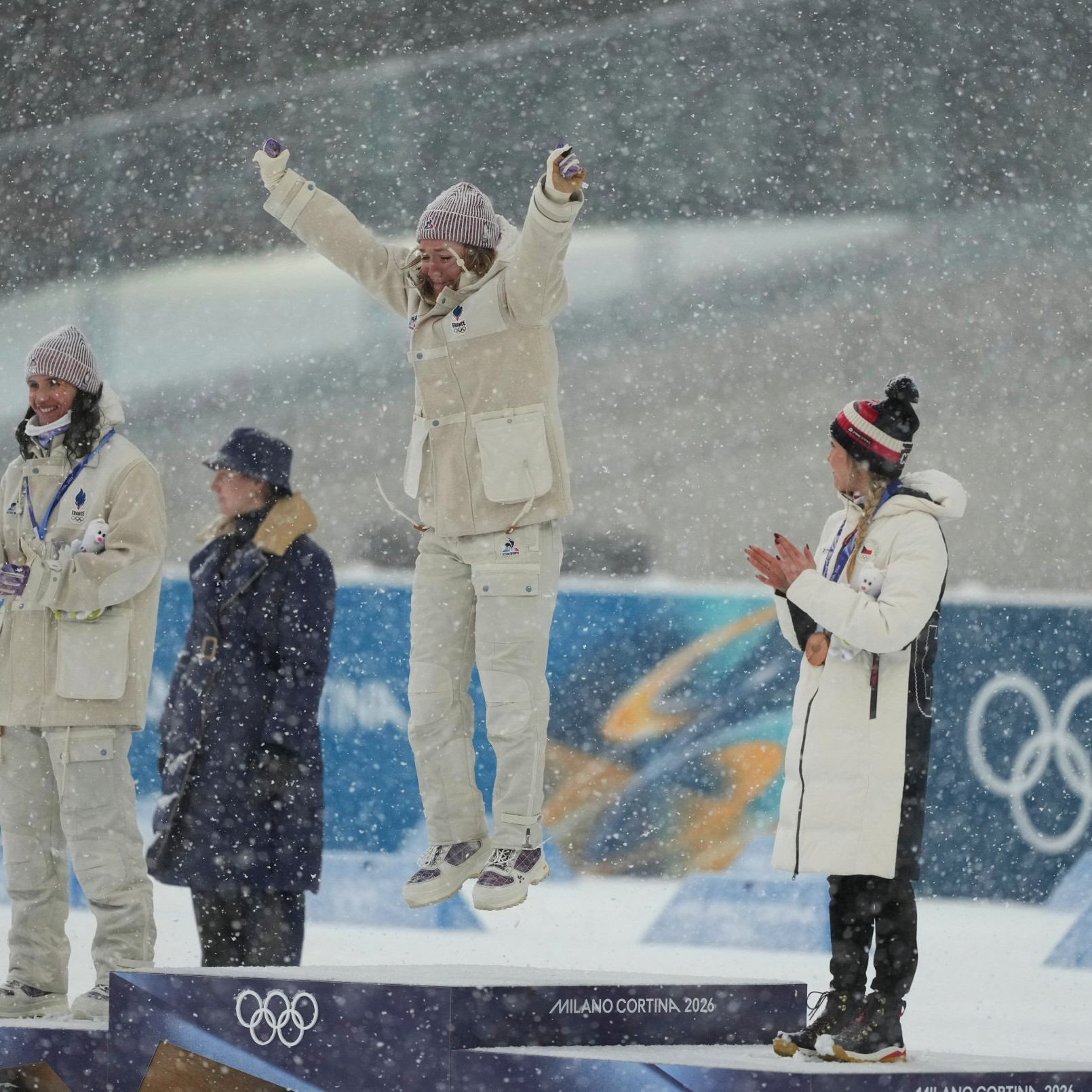 Stupeň biatlonových víťaziek
