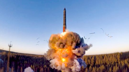 odpálenie balistickej rakety