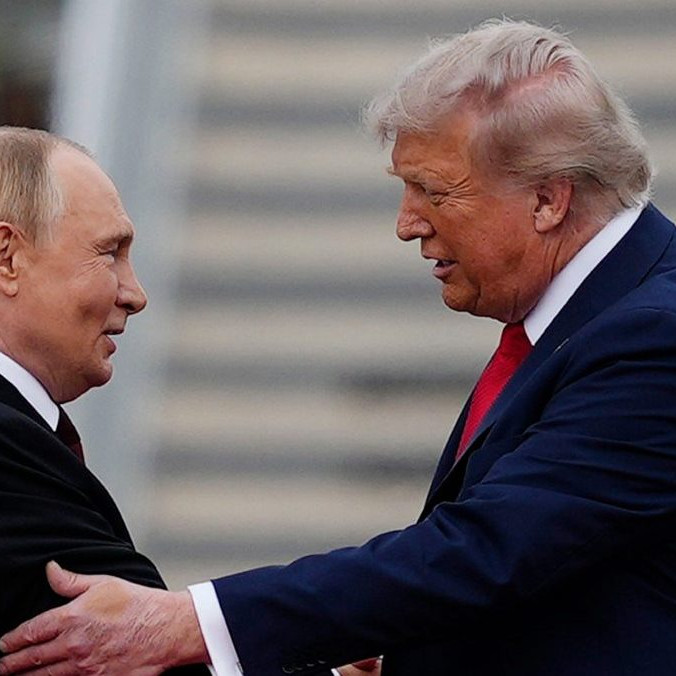 Donald Trump a Vladimir Putin