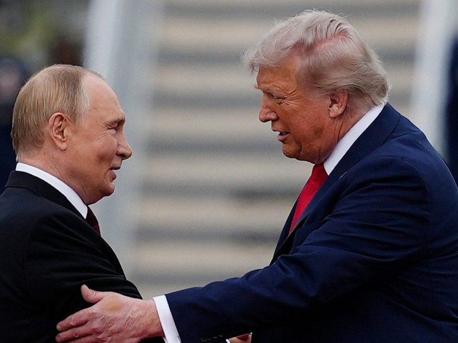 Donald Trump a Vladimir Putin
