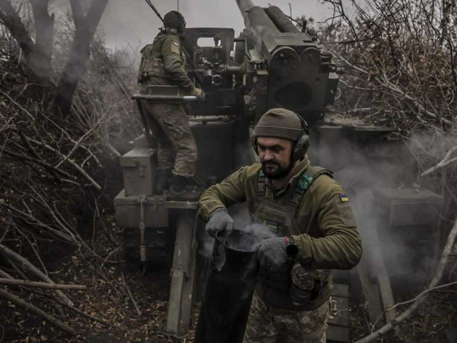 Ilustračná snímka ukrajinských vojakov.