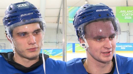 Juraj Slafkovský a Martin Pospíšil