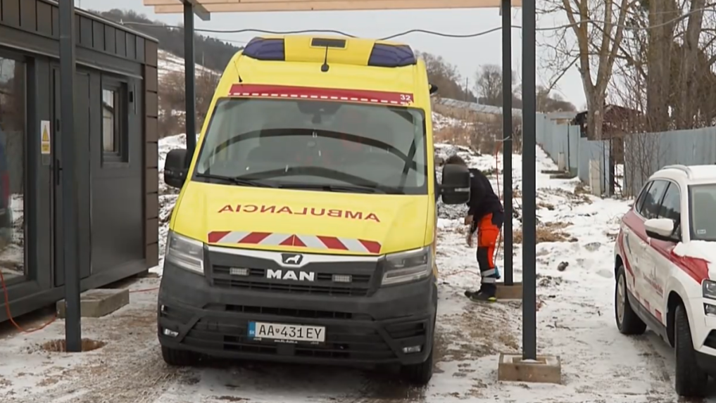 Záchranná zdravotná služba v Podolínci.