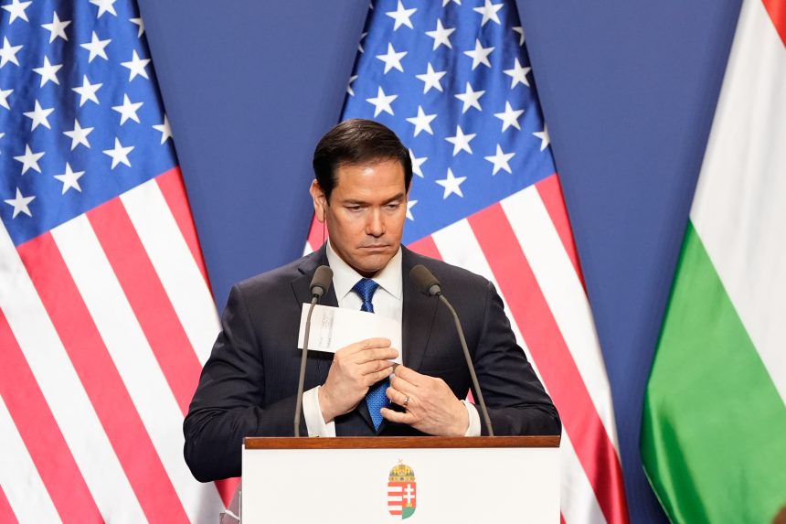 Šéf americkej diplomacie Marco Rubio.