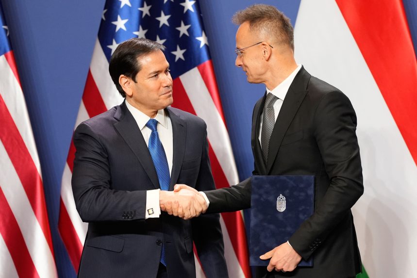 Marco Rubio a Péter Szijjártó.