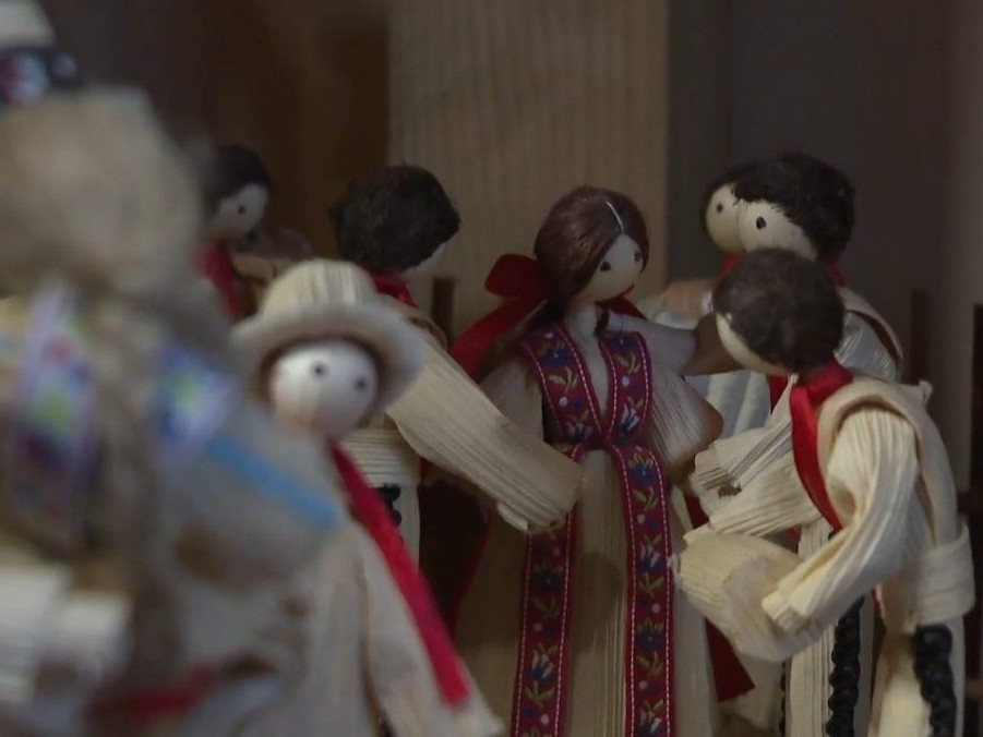 Na snímke výrobky pani Antónie.