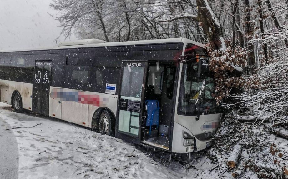 V čase nehody sa v autobuse viezlo 17 osôb.