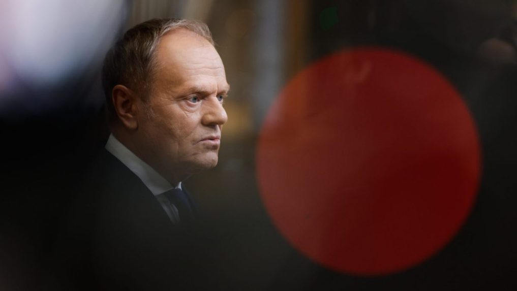 Na snímke Donald Tusk.