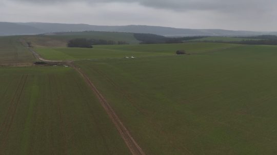 pole, kde má spaľovňa vyrásť