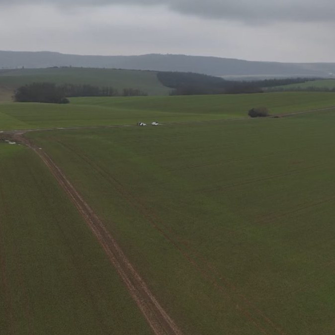 pole, kde má spaľovňa vyrásť