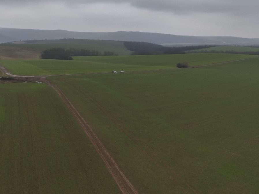 pole, kde má spaľovňa vyrásť