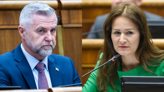 Tibor Gašpar a Martina Bajo Holečková.