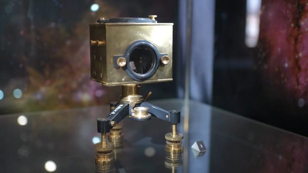 Na snímke historický exponát hurbanovskej hvezdárne.