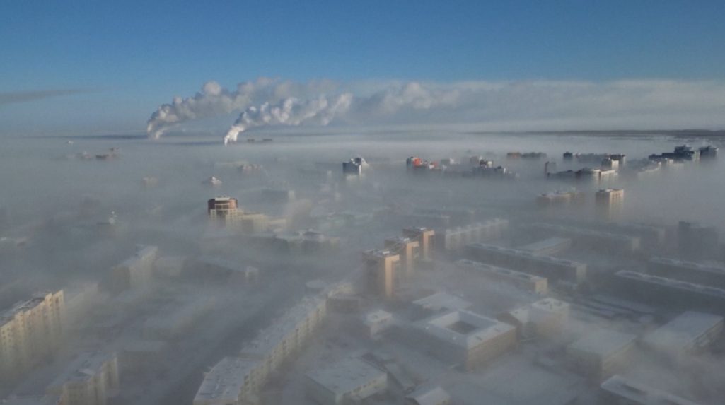 Ruské mesto Jakutsk.