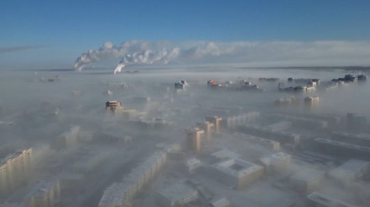 Ruské mesto Jakutsk.